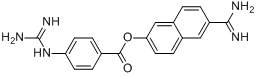 CAS:81525-10-2_萘莫司他的分子結(jié)構(gòu)